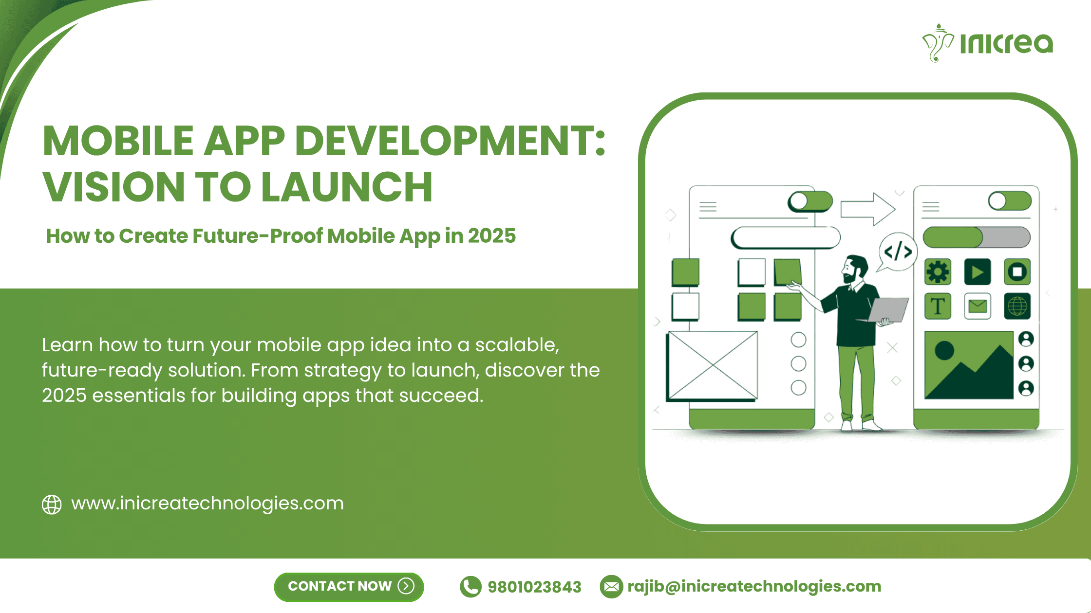 Vision to Launch: How to Create Future-Proof Mobile App in 2025