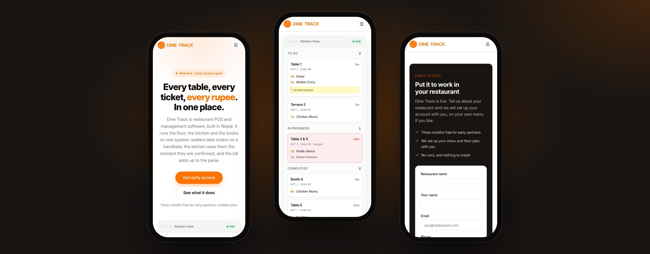 Dine Track screenshot 3