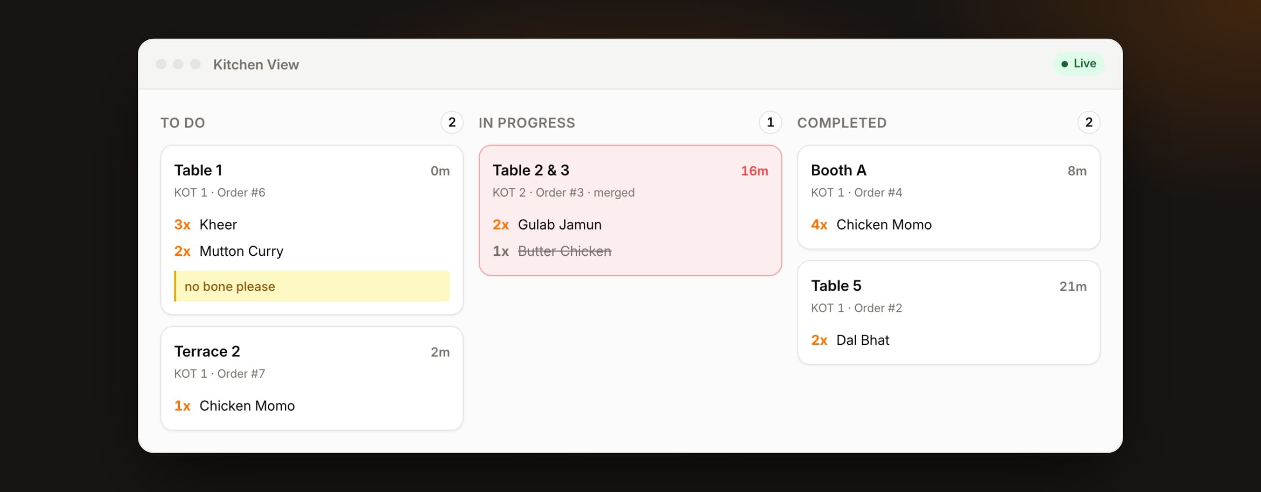 Dine Track screenshot 2